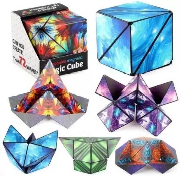 ARIZON Shape-Shifting Wonders: Infinity Cubes 3D Magnetic Puzzle Cube (Random Design)
