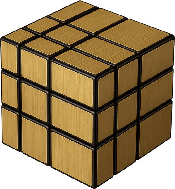 Games and toys India Mirror Cube High Speed Gold Mirror Blocks 3X3