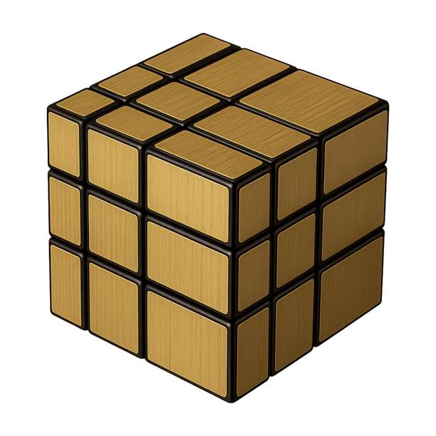 Games and toys India Mirror Cube High Speed Gold Mirror Blocks 3X3