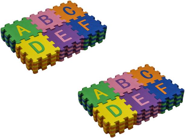 MGT CREATION Interlocking Puzzle EVA for Children, Play Mat Toy 2pcs