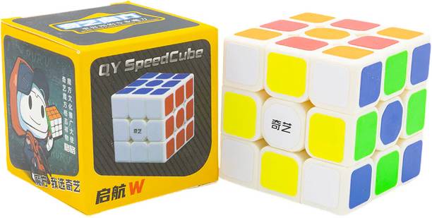 Cuberkart QiYi SAIL W 3x3 Speed Cube MoFangGe MFG 3x3x3 White Sticker-Base Puzzle
