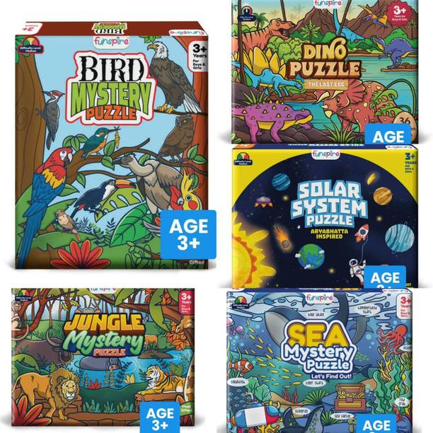 MIPassionStore Jigsaw Mystery Puzzle (Set of 5)