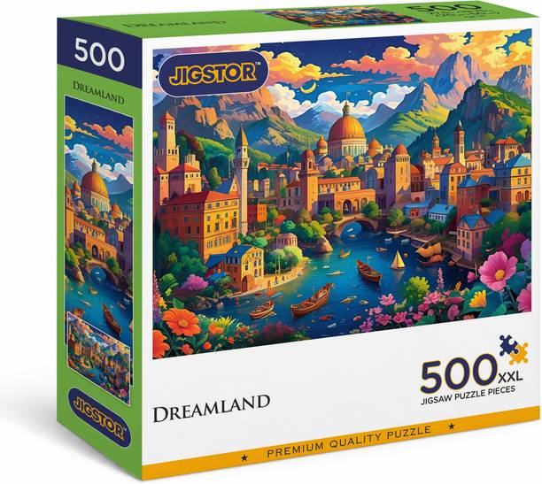 Jigstor Dreamland | Premium Jigsaw Puzzle for Adults & Teens | XXL Pieces