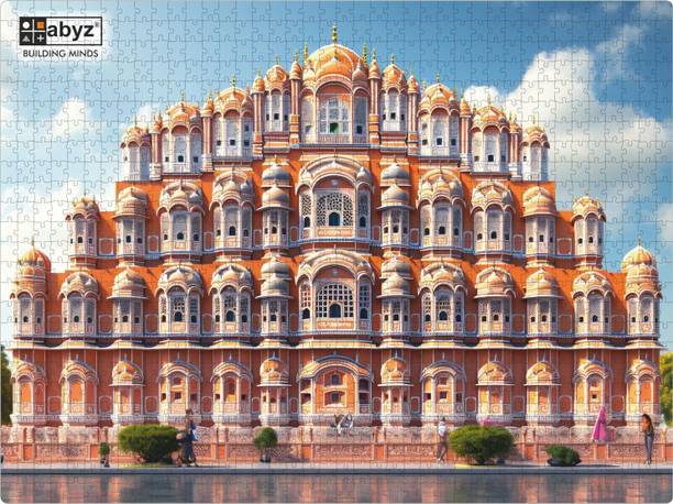 ABYZ Animated Hawa Mahal Wooden Puzzle Play and Learn Educational Jigsaw Puzzle (1000 Pieces)