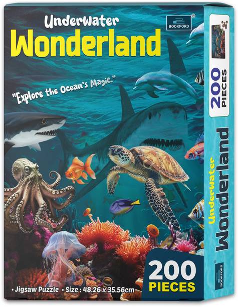 BOOKFORD Underwater Wonderland Jigsaw Puzzle Game & Fun and Learning