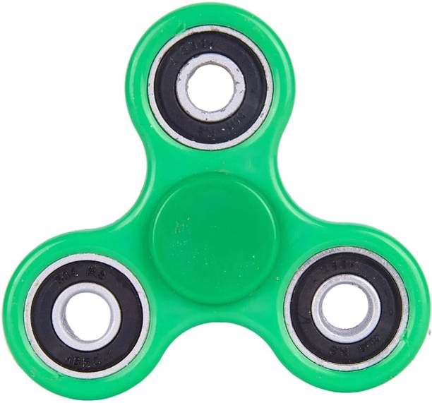 PREMSONS Fidget Spinner 608 Four Bearing Ultra Speed Tri Spinner Hand Spin Toy Green Black Wing Bearings