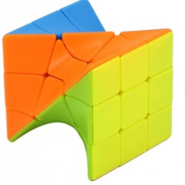 HornFlow Drift Twisty 3x3 Stickerless Magic Cube 45623