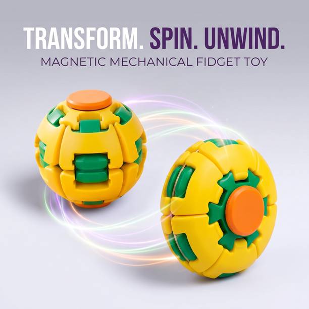 Ragiluxe Spinner Ball Rotating Magnetic Fidget Sensory Toy