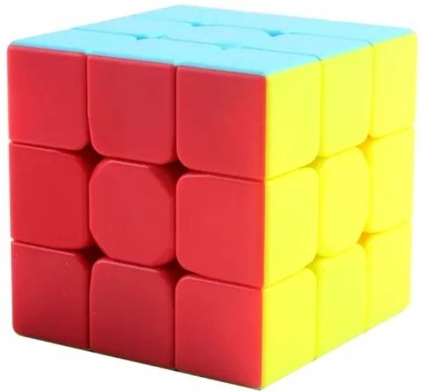 YAYKID High Speed Stickerless Magic Rubix Cube Speed Up Stickerless For Boy & Girl