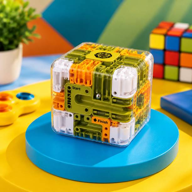 BuyBoxee 3D Maze Cube Ball Labyrinth Puzzle Brain Teaser for Adults