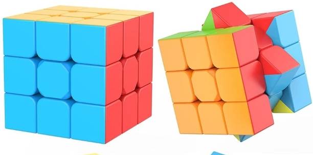 Harsun RUBIX 3 X 3 FASTEST CUBE PACK OF 2