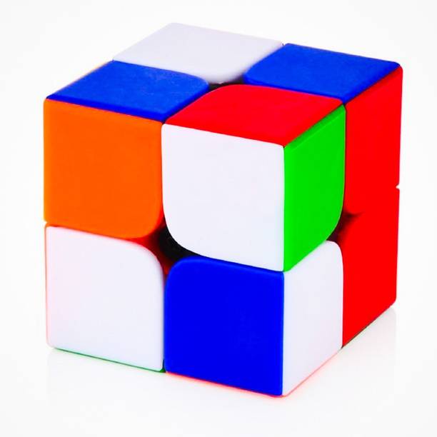 kettoby 2x2 Rubik Speed Cube Puzzle | Smooth Magic Cube for Kids Stickerless Brain Game