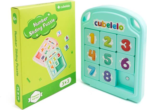 Cubelelo Number Sliding Puzzle (3x3)