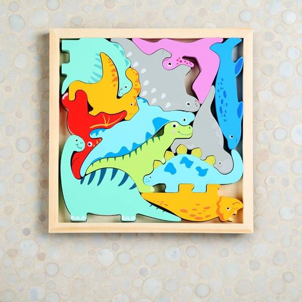 VHD Wooden Dinosaur Jigsaw Puzzle for Kids DP108 (1 Pieces)