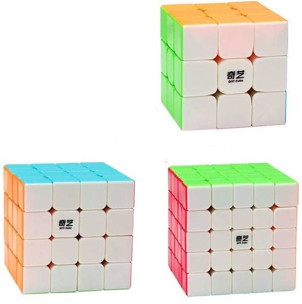 Basha mall Combo Of High Speed Cube 3x3, 4x4 And 5x5