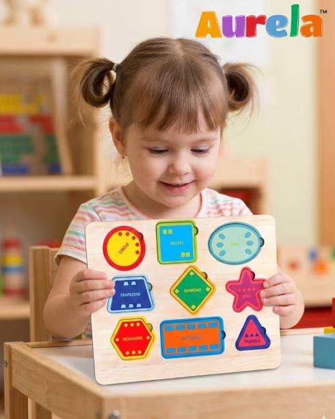 Aurela Wooden Shapes Puzzle