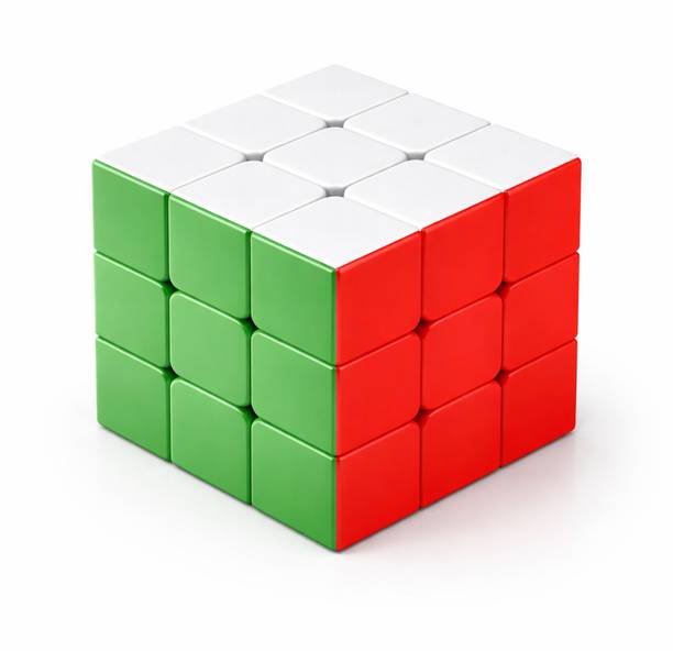 Pkart 3x3 Speed Cube Puzzle Toy for Kids Smooth Turning Brain Development Game