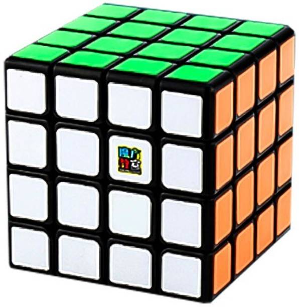 Cubelelo MFJS MeiLong 4x4 Black Puzzle Speed Cube for Kids & Adults(Multicolor)