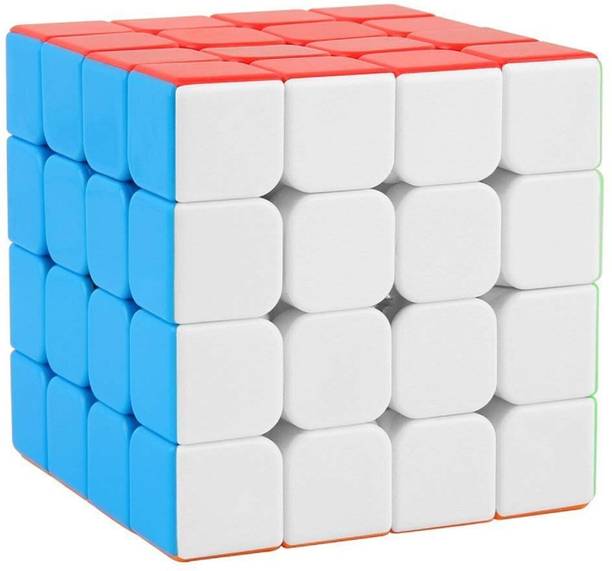 Aseenaa High Speed Smooth Smart 4X4 Cube, Stickerless Magic Brainstorming Puzzle Set
