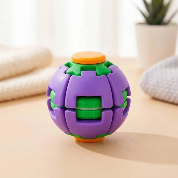 Ragiluxe Spinner Ball Transformable Magnetic Fidget Toy for Kids and Adults