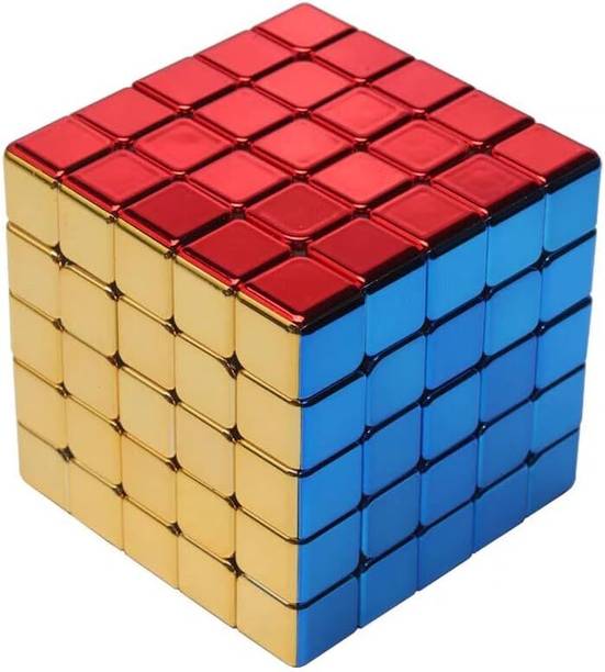 Cuberkart Sengso Legend 5x5 Metallic Speed Cube 5x5x5 Mirror Reflective Magic Puzzle