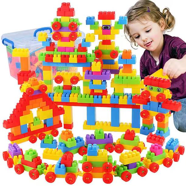 एरिज़न InnovateBuild:DIY Plastic Building Blocks toys for kids 3 years 100+pcs