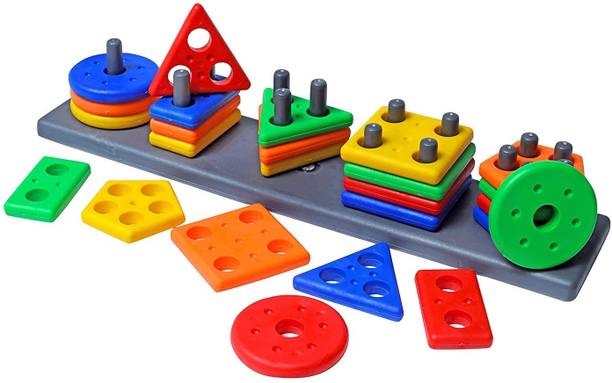 RITSKART Geometry Shape Sorter Puzzle Board preschool activity toys for kids