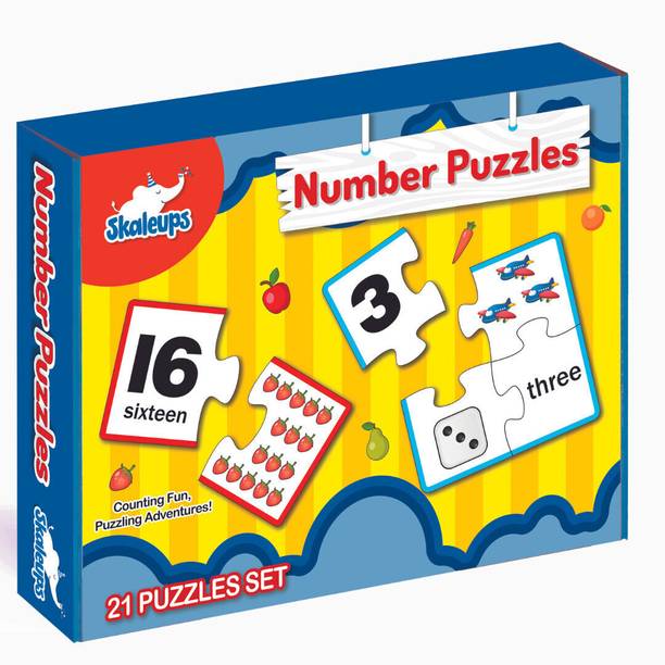 Skaleups Match & fix - 1 - 20 Numbers Math Easy Learning , Jigsaw Puzzle toy & Fun