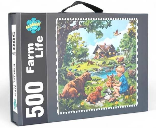bazinga kid's funverse Farm Life Jigsaw Puzzle for Kids...