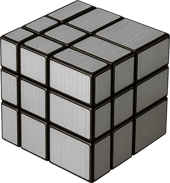 Games and toys India Mirror Cube Puzzle 3x3 –Brain Teaser Speed Cube Toy for Kids & Adults