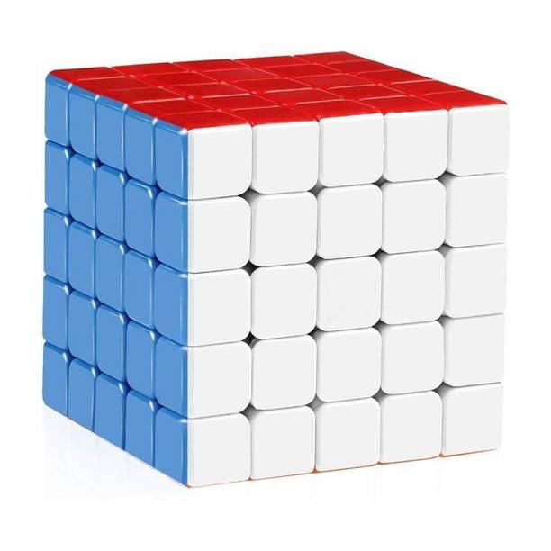 Authfort Ultra Smooth 5x5 Magic HighSpeed Stickerless Cube with Adjustable Speed
