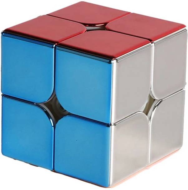 Hawkister Legend Magnetic 2x2x2 Speed Cube Metallic Plated Mirror Reflective Puzzle