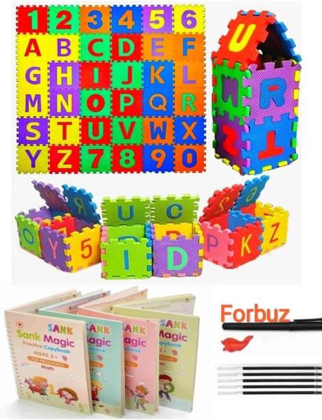 Forbuz Snack Copy with Pen & ABC Mat For Kids, Amazing Gift,Educational & Learning Toy
