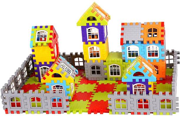 ELEXN Happy House Building Blocks, Learning/Educational Puzzle Toy,Best Gift for Kids