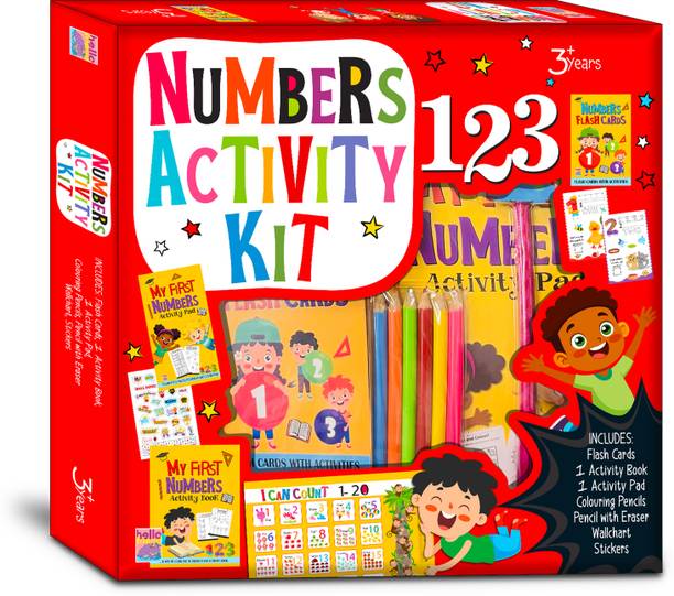 HELLO FRIEND Number Picture Activity: Kit Explore Letters with Coloring Writing , Book