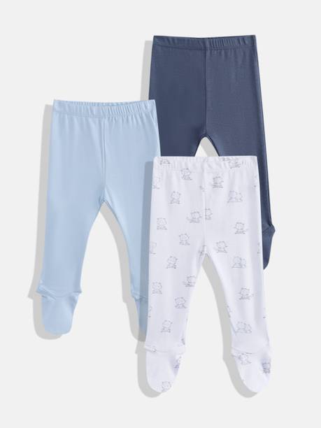 Pack of 3 BoysCuddle Me Leggings, Maroon, Tiny Baby, (Pack of 3) Baby Boys Pyjama