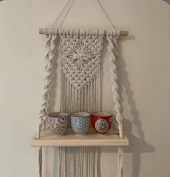 NIDAHANDICRAFT GV-001 Wooden Wall Shelf