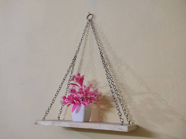 Home Decor Nauticals Wooden, Iron Wall Shelf