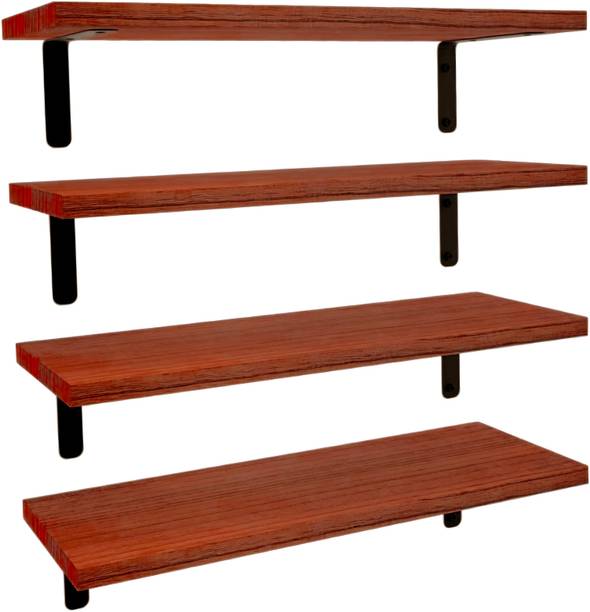 Dime Store Dime Store Engineered Wood Kitchen Floating Wall Shelf Spice Rack Wooden Wall Shelf