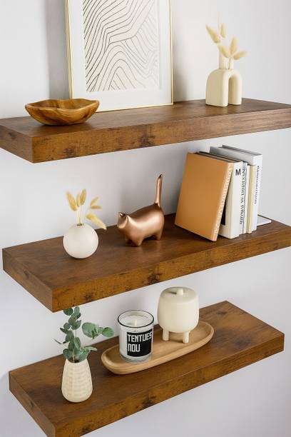 PULVISH ENTERPRISES 20X6X3BP-35 Wooden Wall Shelf