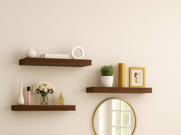 PULVISH ENTERPRISES 18X6X3BP-97 Wooden Wall Shelf
