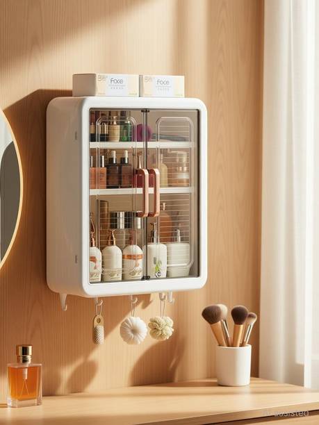 JOY JESTURE Waterproof/Durable/Space-Saving Storage Box Plastic Wall Shelf