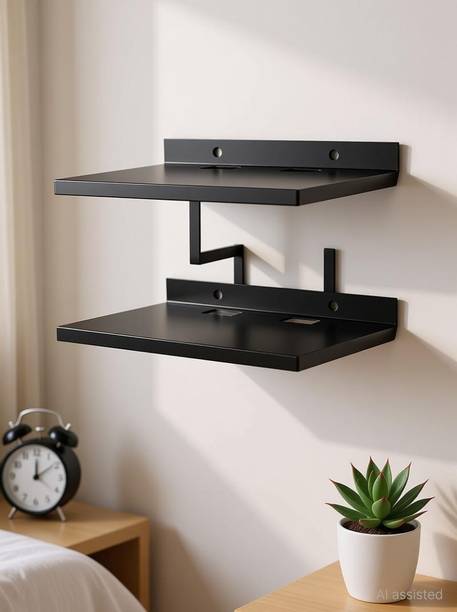 ALPHA.SM SET TOP BOX STAND/DVD PLAYER STAND/DTH STAND/RACK SHELF/MULTIPURPOSE STAND Steel Wall Shelf