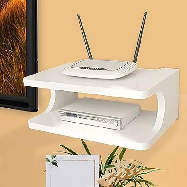 THE PINWOOD ENTERPRISES Settop Box Stand WiFi Router Holder Wal