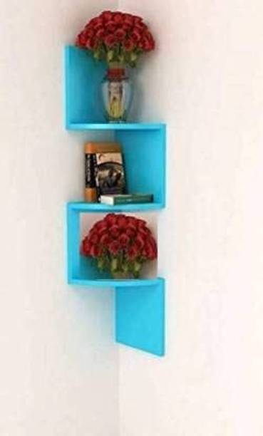 Wold Export Wall shelf Zig zeg shelves corner rack shelf Wooden Wall Shelf