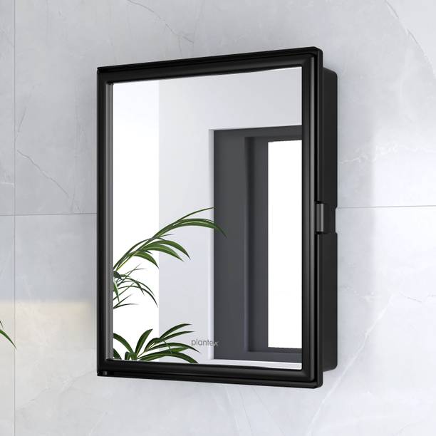 Plantex Bathroom Cabinet with Mirror/Bathroom Storage Organizer/Bathroom Shelf(14x18 In) Acrylic Wall Shelf