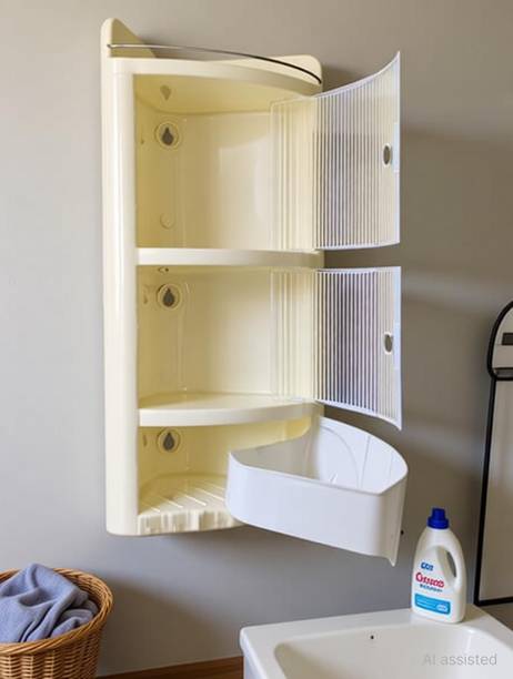 URBAN CHOICE storage washbasin rack and shelf Plastic Wall Shelf