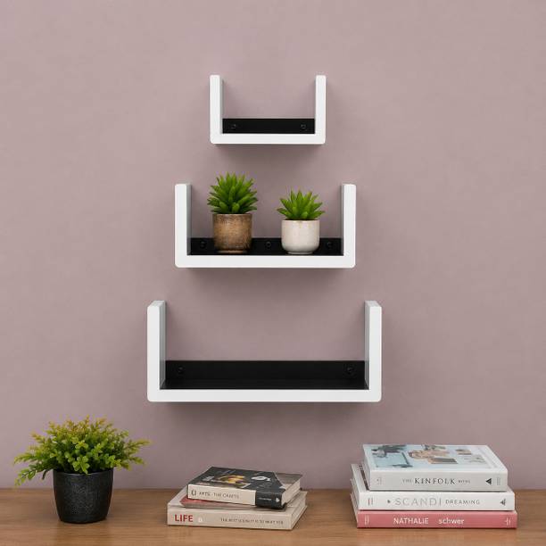 VVEAVE Decorative Floating Rack Particle Board Wall Shelf