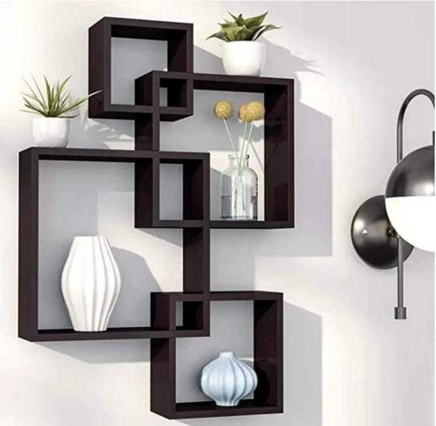 DoonCrafts DoonCrafts Wooden Wall Decor Hanging Wall Shelve Floating Mounted Wall Decor Wooden Wall Shelf
