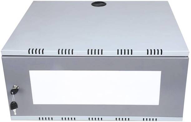 ELECTRA ZONE 2UDVR/CCTV/DVR Cabinet Box/DVR Rack Wall Mount with Lock/Network Rack-2U Iron Brass Wall Shelf